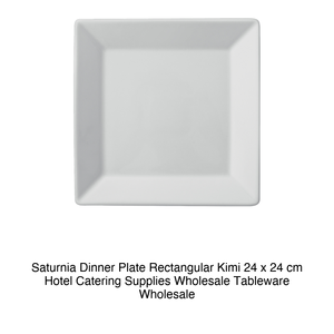 Assiette plate rectangulaire Kimi 24 × 24 cm Saturnia - Product Image 2