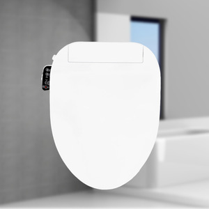 Smart Toilet Seat Round Electric Heating With Drying And Flushing Function For Home Bathroom Use - Product Image 1