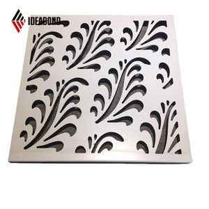 CNC đục ACP Bảng điều khiển 4mm tùy chỉnh thiết kế nhôm Composite mặt tiền Ốp cho ngoại thất tòa nhà hiện đại - Product Image 5