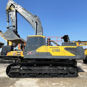 รถขุดตีนตะขาบ Volvo EC480 มือสอง สำหรับงานก่อสร้างดิน  โครงสร้างแข็งแรง ทนทาน ควบคุมได้อย่างยืดหยุ่น พร้อมระบบไฮดรอลิก - Product Image 1