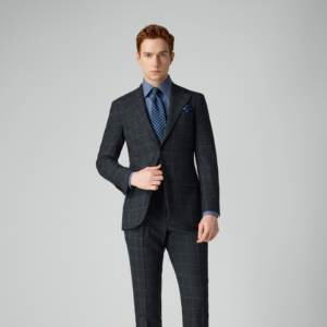 <span class=keywords><strong>Costume</strong></span> en laine 100% pour hommes avec boutons en corne de haute qualité à simple boutonnage sur <span class=keywords><strong>mesure</strong></span> pour hommes - Product Image 6