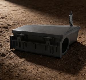 Piège à souris moyen en plastique avec boîte à appât durable 22x18x9.5cm - Product Image 4