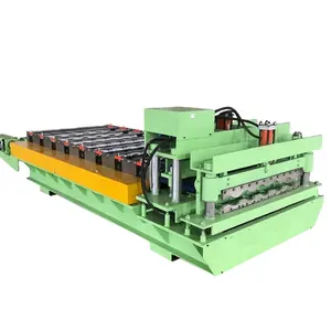 HAIDE Wholesale Best Seller Glazed tile hydraulic roof tile machine forming building making machine equipment sale
