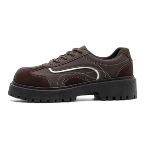 Zapatos de Cuero Casuales para Hombre, Estilo Británico Retro, con Plataforma y Punta Ancha, que Aumentan la Altura, a la Moda Punk - Product Image 2
