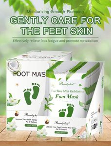 Nouveau Masque Exfoliant pour les Pieds à la Menthe et au Théier, Masque Peeling pour les Pieds, Élimination des Peaux Mortes - Product Image 3