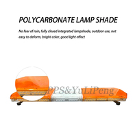 Barre lumineuse LED de 47 pouces 88W pour ambulance, clignotante, ambre et blanc, pour toit, prix usine, barre lumineuse d'avertissement LED