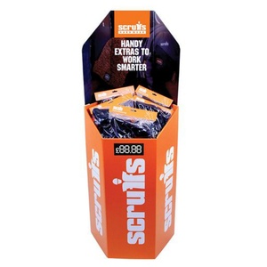 Exhibidores de Cartón Plegables Personalizados, Estantes de Exhibición de Papel Corrugado para Dulces, Alimentos, Tiendas y Promociones - Product Image 5