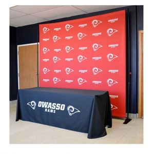 Custom Backdrop Step and <b>Repeat</b> Banner for Trade Show Exhibition Photography Party Event Decoration Backdrop Background - Product Image 1