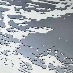 Panel de Acero Inoxidable 304 con Diseño Artístico Antiguo, Textura Parcialmente de Piedra, Grabado Profundo, Grosor de 20C - Product Image 5