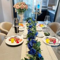 Grande Guirlande de Mariage en Soie Blanche Faite à la Main, Couronne de Roses en Rotin, Vigne de Fleurs Artificielles pour Cérémonie, Arche, Décoration de Fête à Domicile, Effet Réel