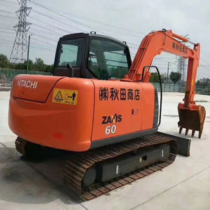 Japón Original ZX60 excavadora 90% nuevo tamaño pequeño 6 toneladas peso operativo ISUZU motor marca garantía de calidad bajo precio al por mayor - Product Image 1