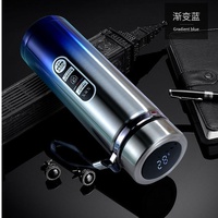 Bouteille isotherme à Led en acier inoxydable, 350 ml, grand capacité, avec fonction de rappel intelligent, Thermos et affichage de la température, bouteille d'eau