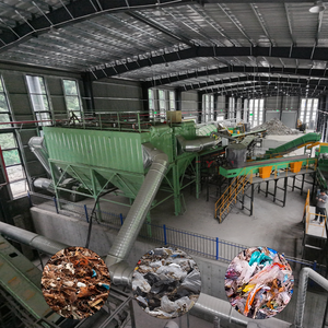 Ensemble complet d'équipements pour le tri des déchets vieillis, suivant par la pyrolyse pour transformer les déchets en huile combustible - Product Image 1