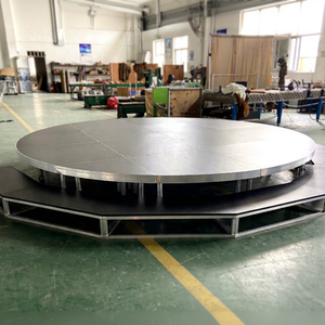 Scène ronde portable en aluminium pour mariage, concert, théâtre, événement, scène mobile incurvée avec escalier - Product Image 5