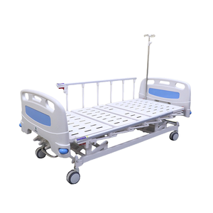 Duurzaam 3-functie Handmatig Ziekenhuisbed Voor Thuis-En Verpleeghuisgebruik Opvouwbare Rugleuning En Beenaanpassing - Product Image 3