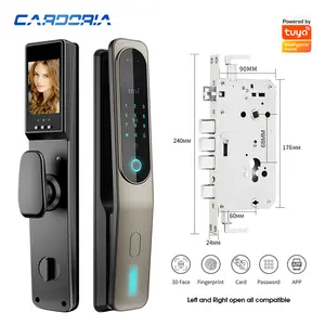 ODM/OEM High Security Anti Theft Biometric Intelligent Fingerprint Face Recognition Eye Scanner Video Camera Smart Door Locks