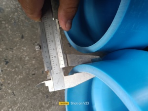 Trọng lực hệ thống thoát nước và cung cấp nước pn8 PN10 PVC ống với cao su vòng đệm kết nối - Product Image 3