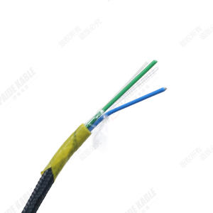 كابل هجين للطائرات بدون طيار مربوط بسلك نحاسي ثنائي النواة 3-5 أمبير ونواة ألياف بصرية أحادية النمط معزولة بـ FEP - Product Image 3