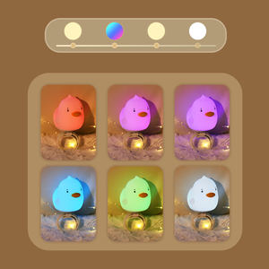 Luce notturna indossabile RGB gufo-Lampada da polso in Silicone mutevole a 7 colori, luce morbida per la sicurezza dei bambini e avventure all'aria aperta - Product Image 4