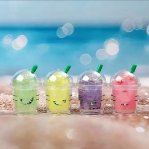 ของเล่นบีบลดความเครียดรูปแก้วน้ำสตรอว์เบอร์รี่สีชมพู NeeDoh น่ารัก 12 ชิ้น ของเล่นบีบมือแบบนุ่ม บรรเทาความเครียด สำหรับเด็กและผู้ใหญ่ กล่องสุ่ม - Product Image 6