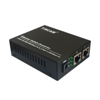 Commutateur de réseau intelligent TiNCAM 2 * SFP + 2 * RJ45 convertisseur de média fibre Gigabit SFP Bidi émetteurs-récepteurs