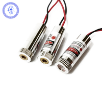 Module de croix Laser d'alignement rouge, pour projets de bricolage, 5mw 650nm 5V