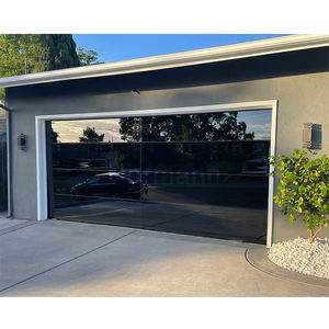 <span class=keywords><strong>Porte</strong></span> de <span class=keywords><strong>garage</strong></span> électrique résidentielle <span class=keywords><strong>Hormann</strong></span> à bas <span class=keywords><strong>prix</strong></span>, automatique, cadre en alliage d'aluminium noir, portes de <span class=keywords><strong>garage</strong></span> en verre - Product Image 2