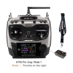 RadioLink AT9S Pro 10C/12 canaux Radio Throttle Left R9DS Gris 2.4GHz Contrôleur Ardupilot DSSS&FHSS - Product Image 3