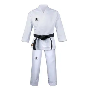 Großhandel WTF ITF Baumwolle Dobok Taekwondo Uniform mit benutzer definierten Logo Stickerei