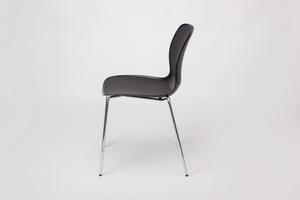 Silla lateral profesional con borde pellizcado-Muebles de contrato comercial a juego con base cromada y carcasa de plástico de alto impacto - Product Image 2