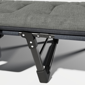 Nouveau design de lit de <span class=keywords><strong>camping</strong></span> réglable pliable et léger pour l'extérieur avec auvent pour les loisirs, le <span class=keywords><strong>camping</strong></span>, la randonnée et la pause du midi. - Product Image 6