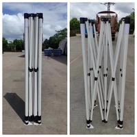 Tente pliante portable et étanche pour extérieur, structure en fer simple, 3x3, 3x4.5, 3x6m, stand publicitaire pour exposition, salon professionnel, toutes saisons