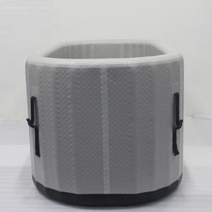 Venta caliente bañera inflable Fitness grandes bañeras de hielo gris al por mayor personalizado - Product Image 3