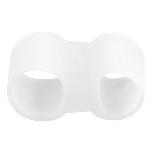 Semelles orthopédiques en silicone Couvre-chaussures portable Séparateur d'orteils double Invisible Gros <span class=keywords><strong>Pied</strong></span> Os Chevauchement <span class=keywords><strong>Hallux</strong></span> <span class=keywords><strong>Valgus</strong></span> Double Trou - Product Image 6