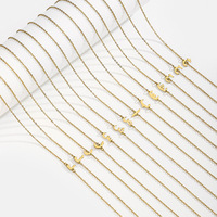 Yiwu Daicy mode chaîne en acier inoxydable lettre arabe collier Simple plaqué or collier initial pour les femmes
