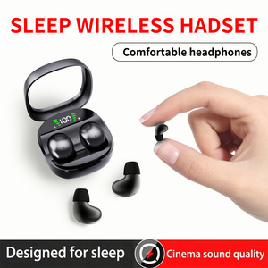 Mini auriculares inalámbricos Bluetooth con carga tipo C, chipset 5,0, negro, blanco, blanco roto, batería de larga duración, cómodos para dormir - Product Image 5
