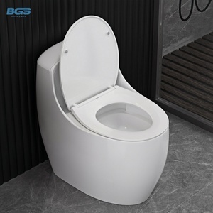 WC Monoblocco di Design a Prezzo Vantaggioso, <span class=keywords><strong>Set</strong></span> Bagno in Ceramica con Cassetta Nascosta, Modelli WC Monoblocco - Product Image 3