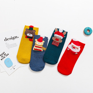 2023 Giá Bán Buôn Giáng Sinh Dài Hoặc Ngắn Phong Cách Stocking Vớ Dễ Thương Kawaii Santa Vui Trẻ Em Của Kẹo Giáng Sinh Vớ Dec - Product Image 3