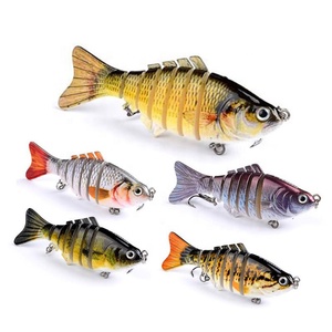 Appât bionique réaliste pour la pêche, <span class=keywords><strong>leurre</strong></span> pour attraper des poissons, <span class=keywords><strong>articulé</strong></span>, avec Wobbler, bionique, à 7 segments, 10cm, 15.5g - Product Image 4