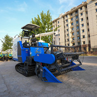 Moissonneuse-batteuse riz et maïs 88/102/112 CV pour terres agricoles humides, moteur comme composant essentiel