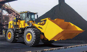 Nouveau modèle de machines de terrassement, chargeuse frontale diesel 4x4 8 tonnes bon marché, chargeuse sur pneus multifonction - Product Image 2