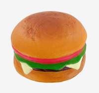 Jouets anti-stress en mousse en forme de hamburger personnalisés avec logo, cadeaux promotionnels pour le bureau d'entreprise