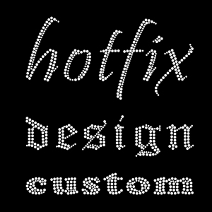 Diseño Personalizado <span class=keywords><strong>de</strong></span> Cristales <span class=keywords><strong>de</strong></span> Imitación Brillantes para Transferir a Camisetas y Sudaderas - Product Image 1