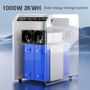 Indoor Outdoor 1000W 2kWh Pure Sine Wave <b>Solar</b> <b>Generator</b> Battery Portable Power Station - Product Image 3
