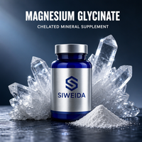 Private Label Magnésium Glycinate Gélules Haute Absorption Chélaté Minéral Sommeil Relaxation Musculaire Énergie 60 Gélules