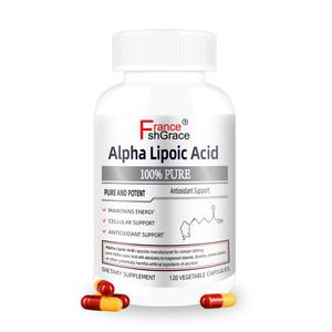Cápsulas de Ácido Alfa Lipoico Puro de Alta Absorción, Apoyo Nervioso, Circulación Saludable y Respuesta Nerviosa, Envejecimiento Saludable, 120 Cápsulas - Product Image 1
