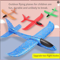Avion modèle planeur en mousse EVA 48*47cm, jouet à lancer à la main, logo personnalisé, pour enfants de 5 à 7 ans, utilisation en extérieur, marque ZGH, modèle ZGH-LH178