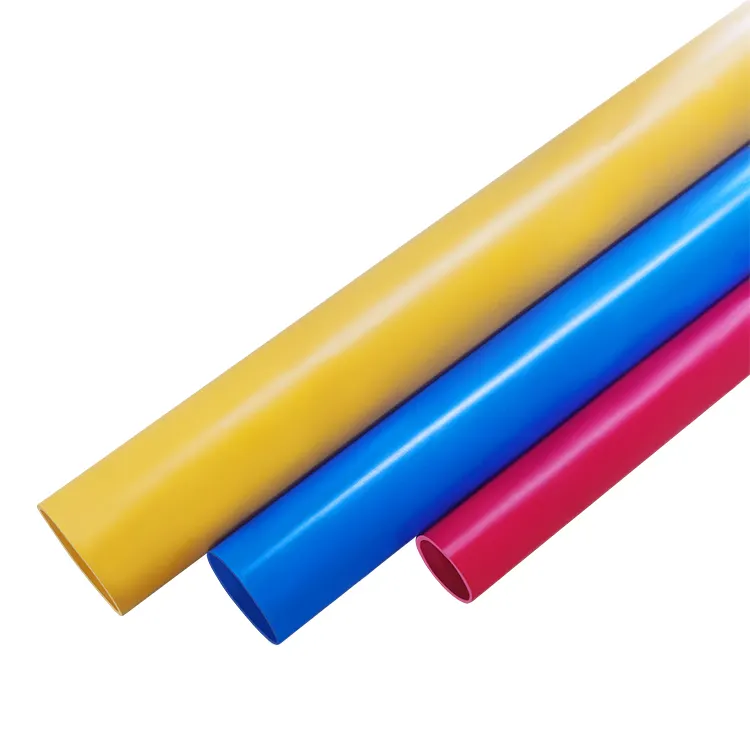 Tuyau en PVC 25mm 50mm tuyau de conduit électrique en PVC tuyau de conduit souterrain en plastique résistant aux UV pour le câblage de câble
