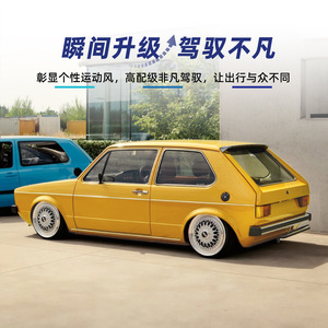 สปอยเลอร์หลังทรง Ducktail สำหรับรถ Volkswagen Golf Mk1 สีดำเงา ลายคาร์บอนไฟเบอร์ วัสดุ ABS - Product Image 4