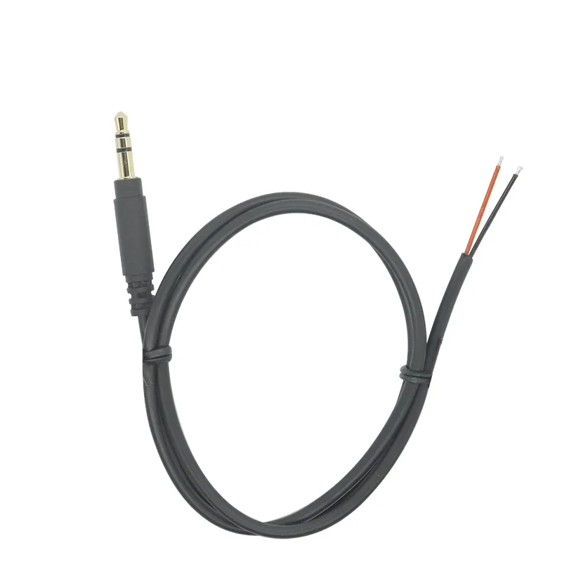 OEM 3.5mm DC 잭 오픈 와이어 aux 3.5mm 모노 코드 24AWG AUX 케이블